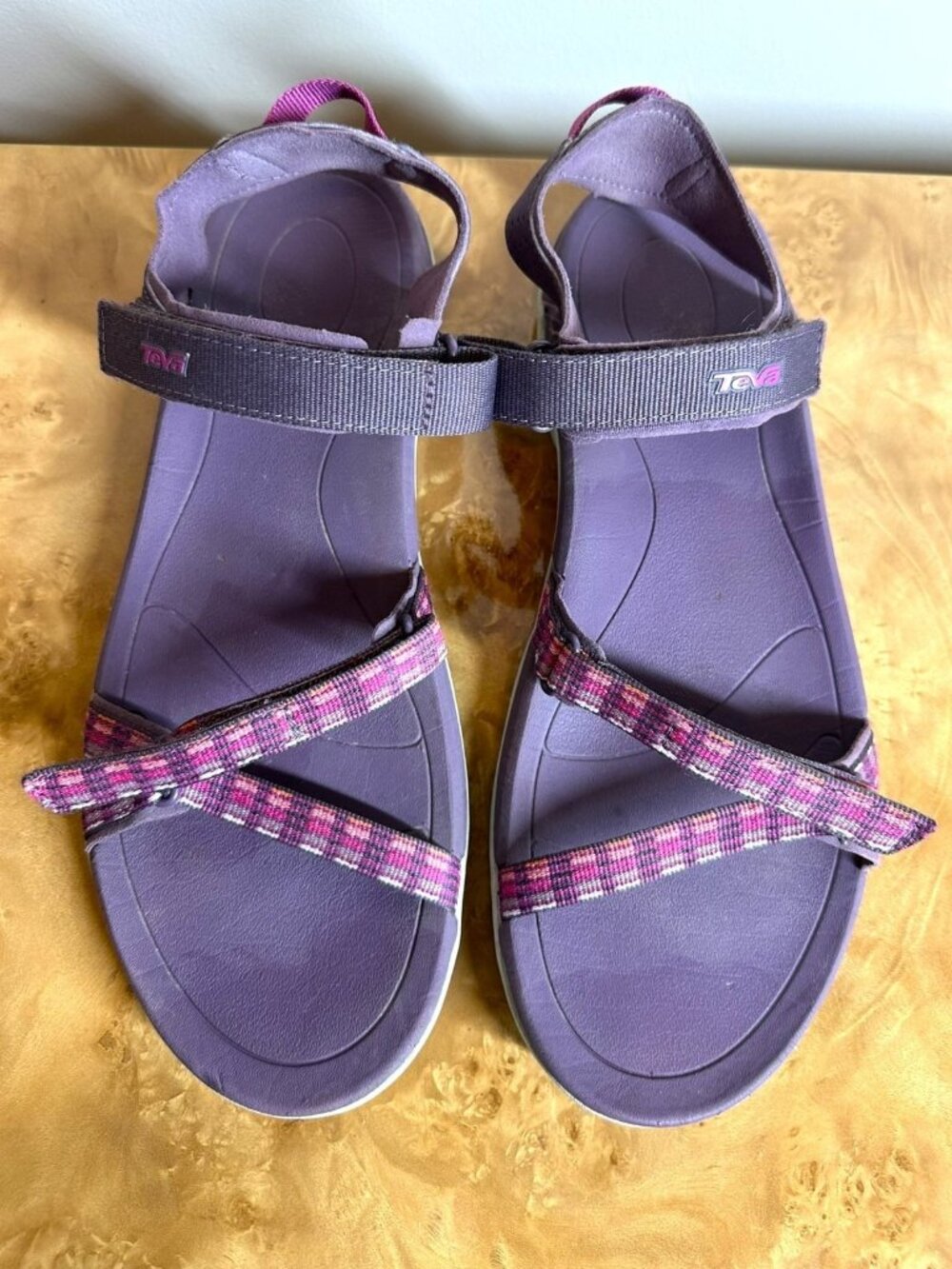 Teva Verra Sport Sandals Women's Size 11 Purple Pink Adjustable Walking Hiking